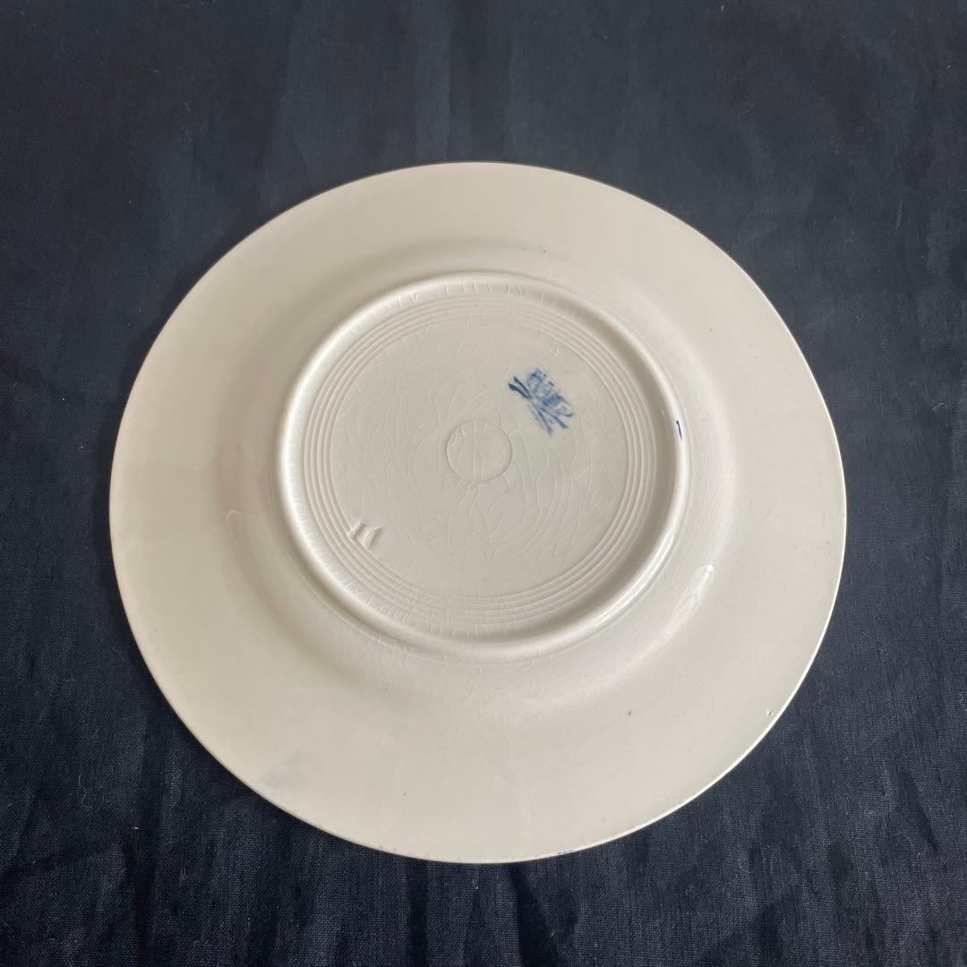 リュネヴィル窯　ロレーヌ十字　平皿 アンティーク　皿　フランス