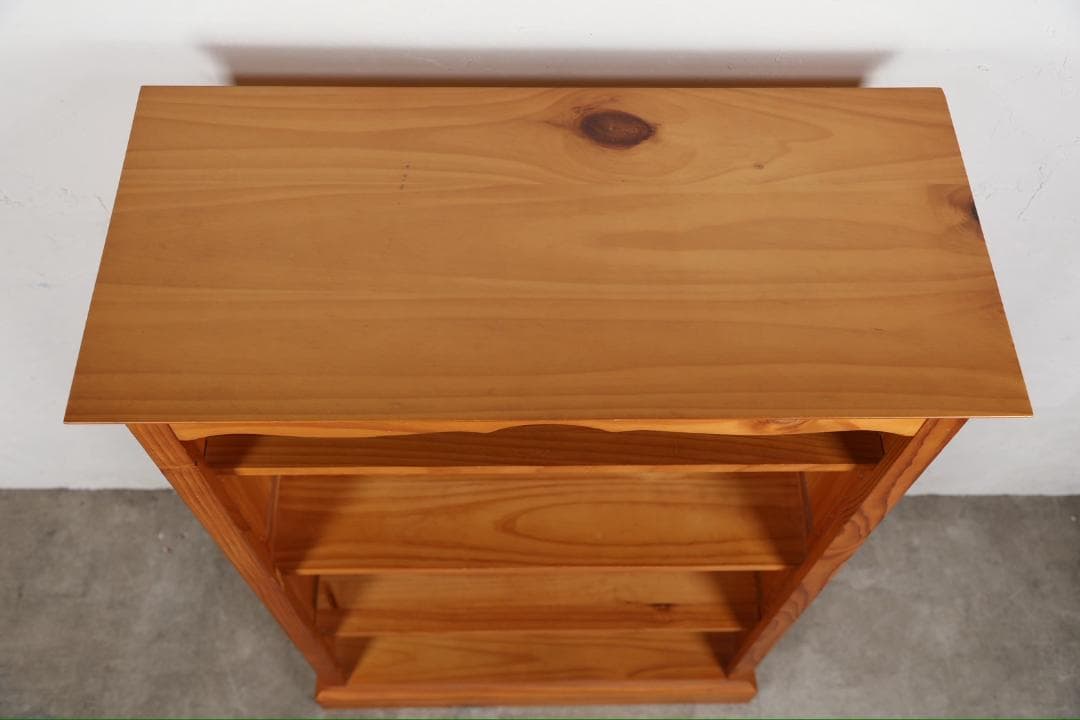 美品『カントリー家具』書棚 本棚 オープンシェルフ シェルフ 飾棚RWboo11