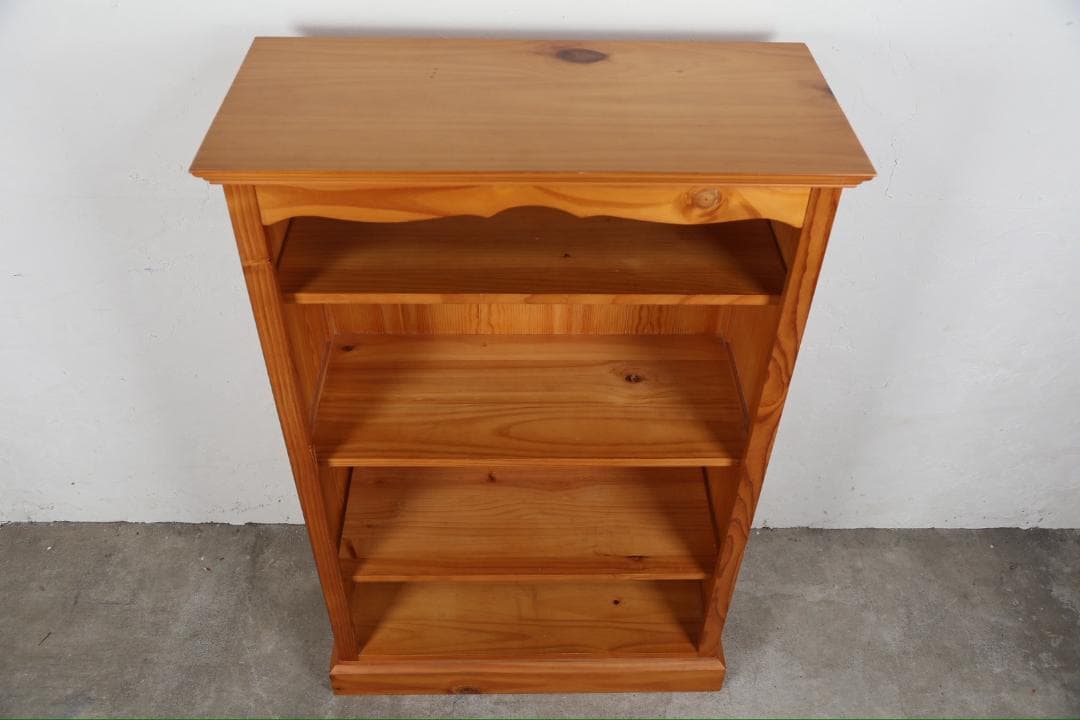 美品『カントリー家具』書棚 本棚 オープンシェルフ シェルフ 飾棚RWboo11