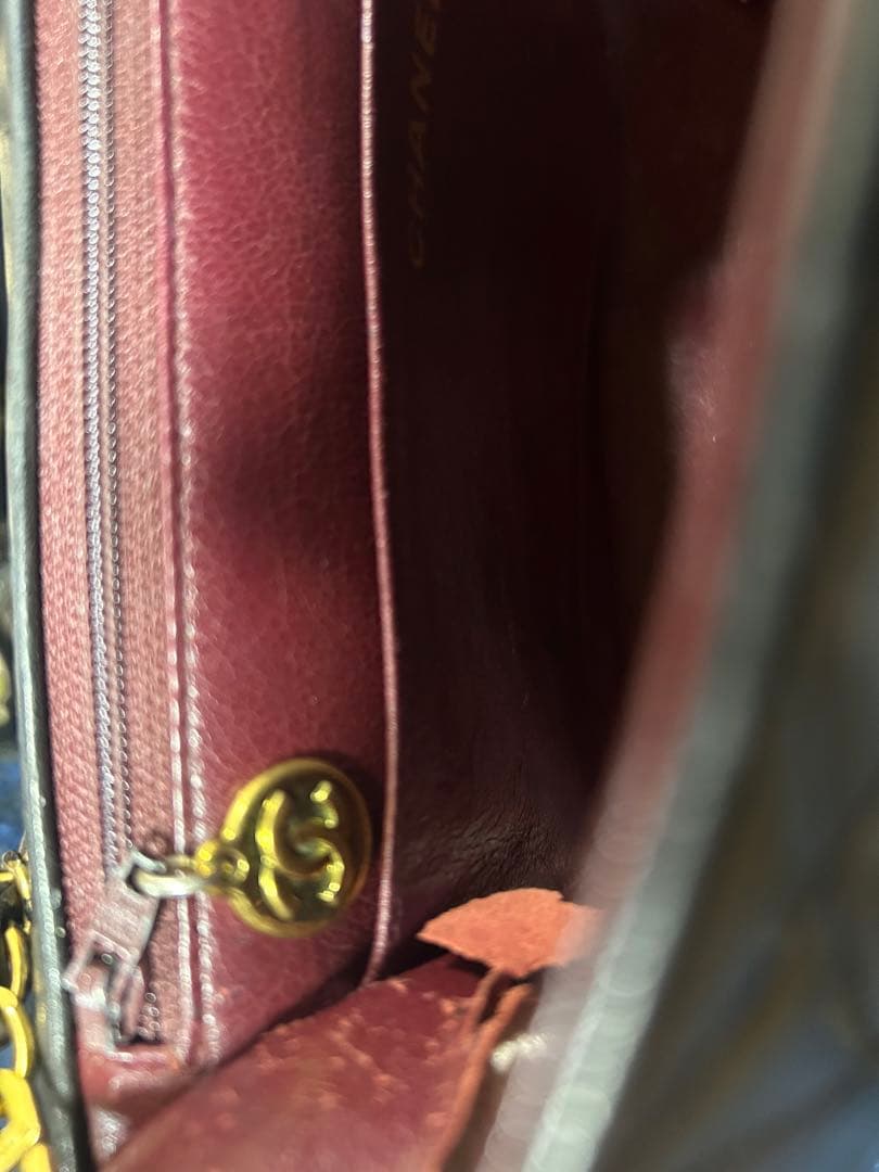 CHANEL ブラック キルティング ショルダーバッグ