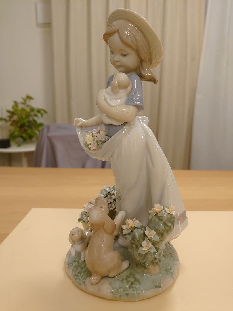 【極美品】LLADRO リヤドロ No.6907 『僕と遊ぼう』