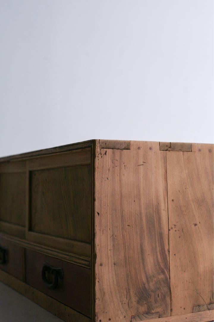 小引き出し　展示台　本棚　収納棚　無垢材 杉材　ケヤキ材　古家具　古道具