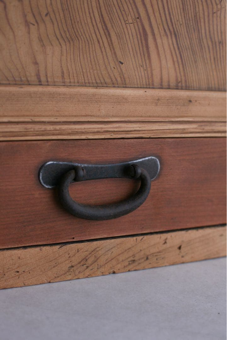 小引き出し　展示台　本棚　収納棚　無垢材 杉材　ケヤキ材　古家具　古道具