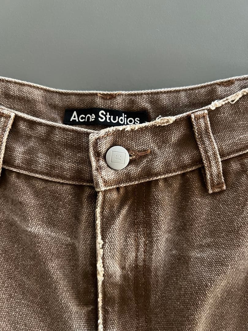 Acne Studios パッチキャンバストラウザー