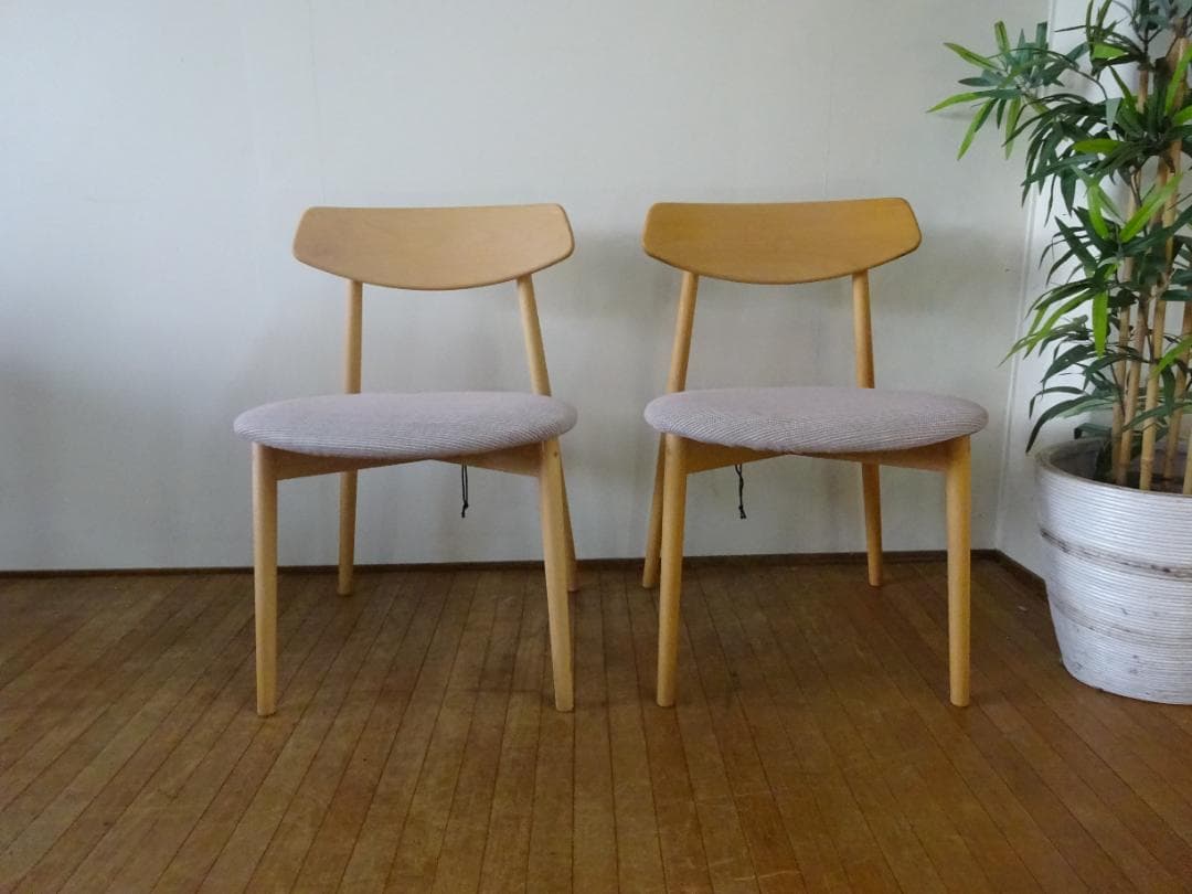 senカリモク　ダイニングチェア　CD4005　カバーリング　2脚セット