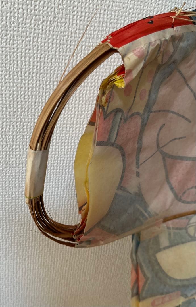 【2月限定価格】【長期保管品】昭和レトロ　竹ひご製　ドラえもん凧　10枚セット