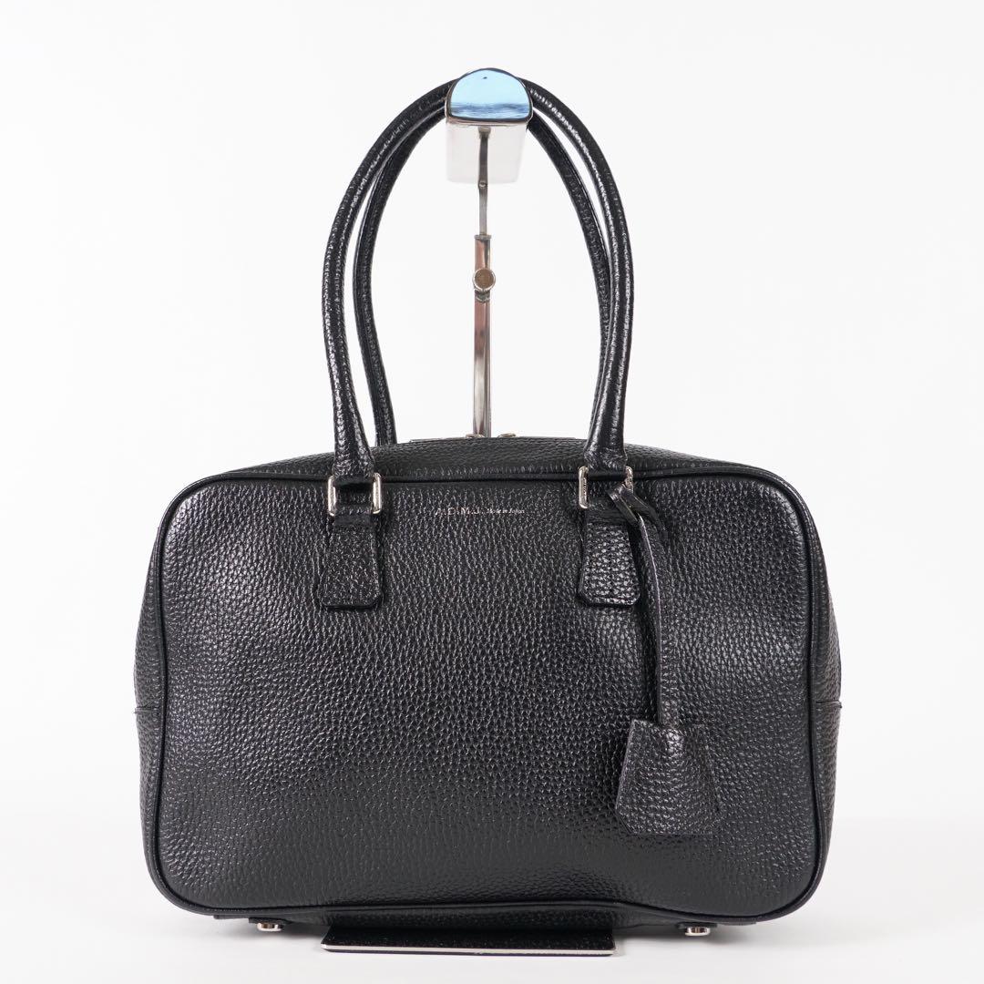 【極美品✨】ADMJ ハンドバッグ レザー ブラック