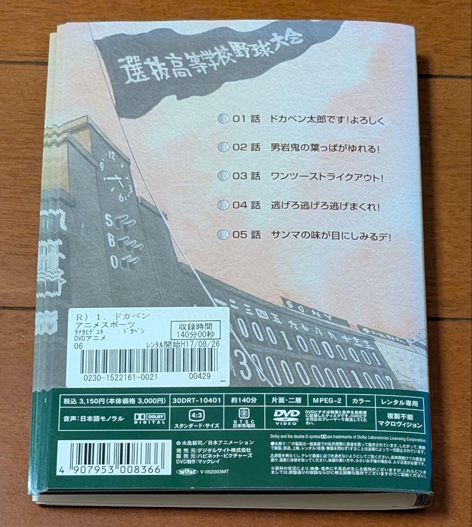 DVD ドカベン 全33巻セット 水島新司 山田太郎