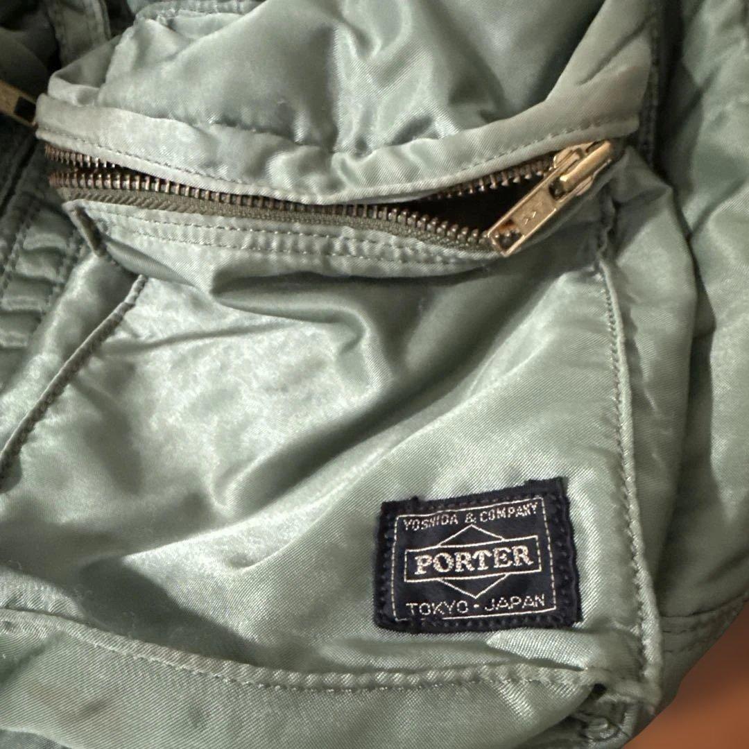 【美品】PORTER タンカー　セージグリーン　リュック