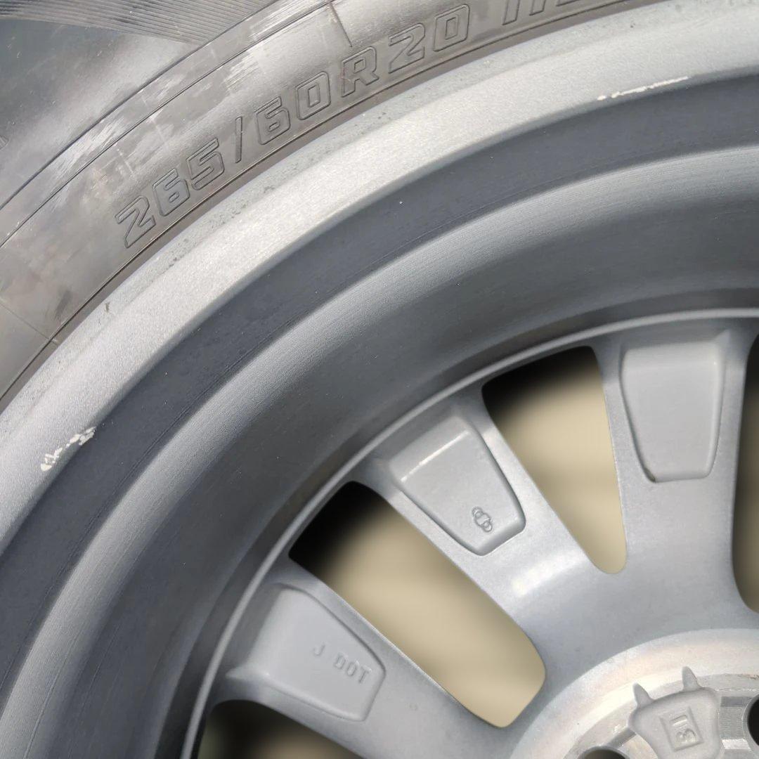 新車外し ランクル250ZX 20インチ 純正アルミ＆ヨコハマタイヤ4本セット