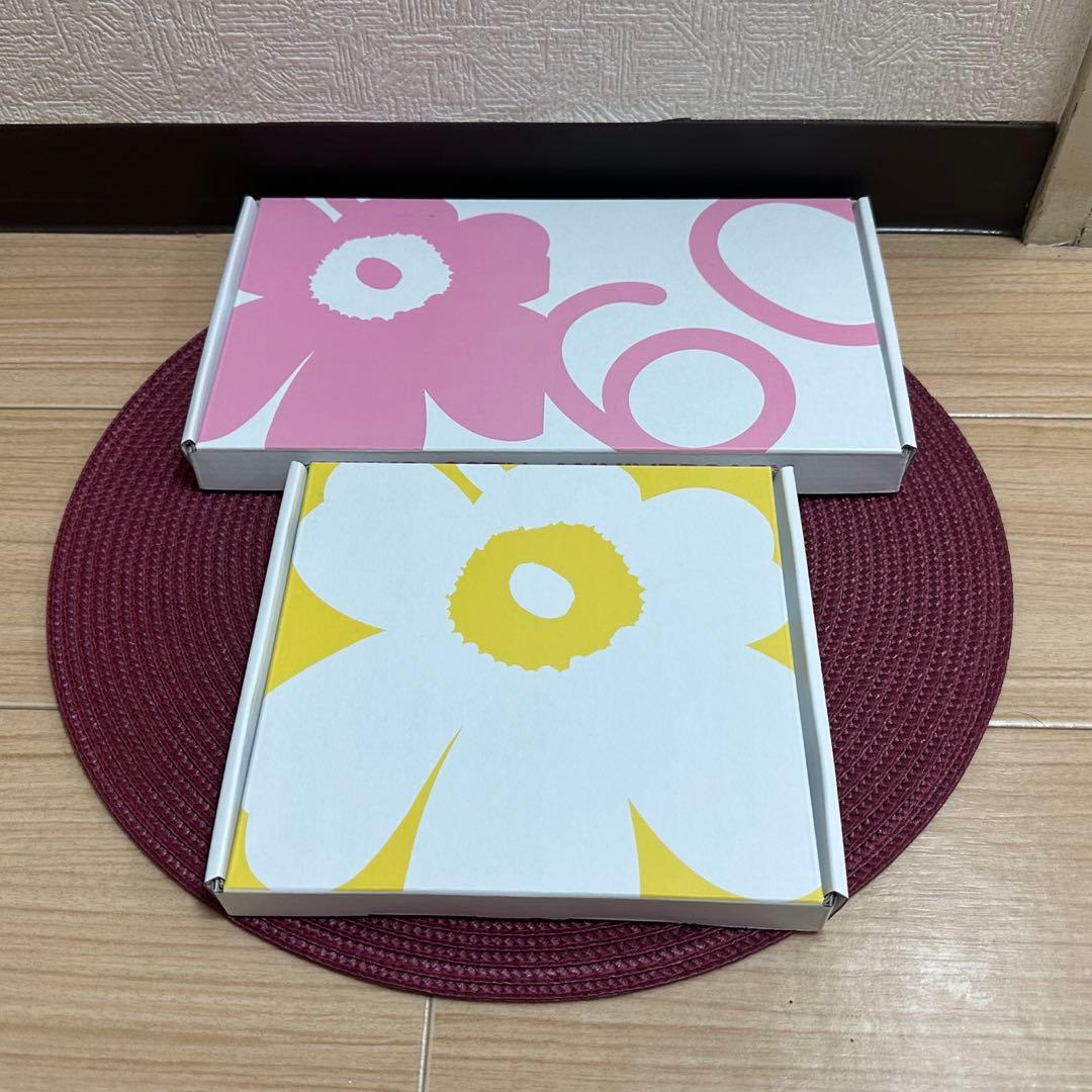 マリメッコ 60thプレート【イエロー】＋プレートセット【新品・未使用】