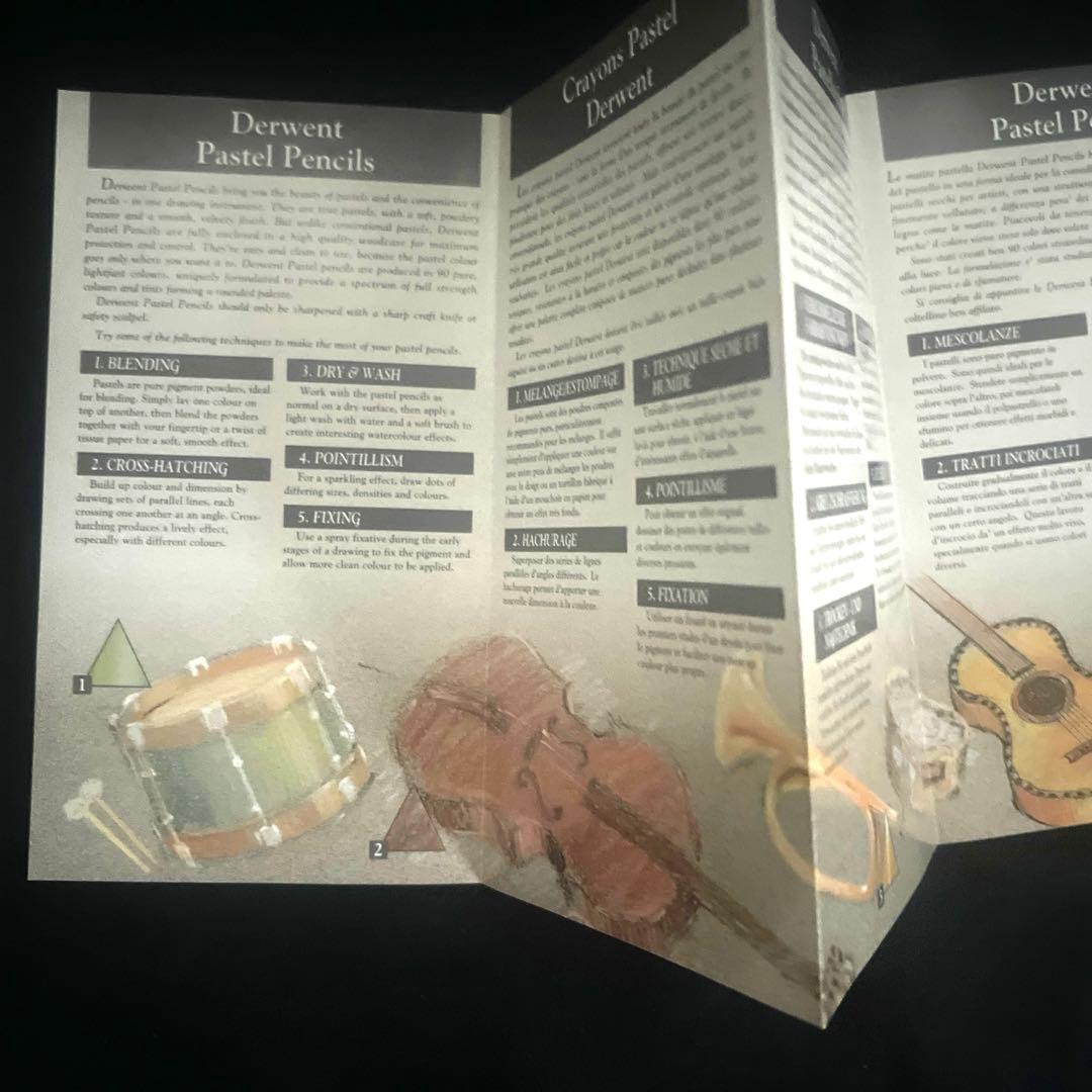 ダーウェント パステルペンシル　色鉛筆　36色セット　高級　パステル画