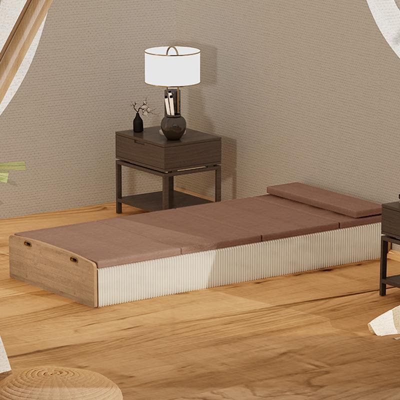 ペーパー折りたたみベッド幅90㎝高さ23㎝組立不要マットレス付き 軽量 通気性