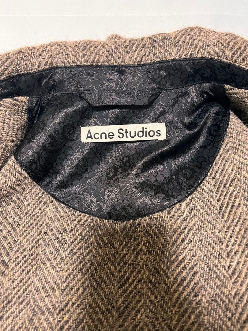 アクネステュディオス ウール ヘリンボーンジャケット メンズ SIZE 44