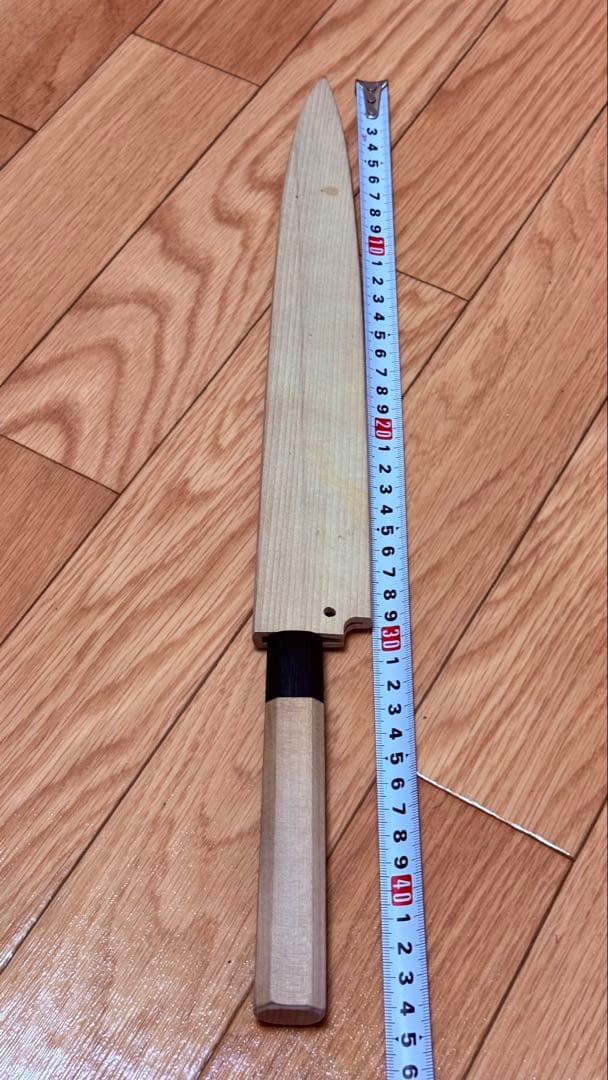 むきものと柳刃包丁　9寸　27cm 白鋼　白ニ　鏡面