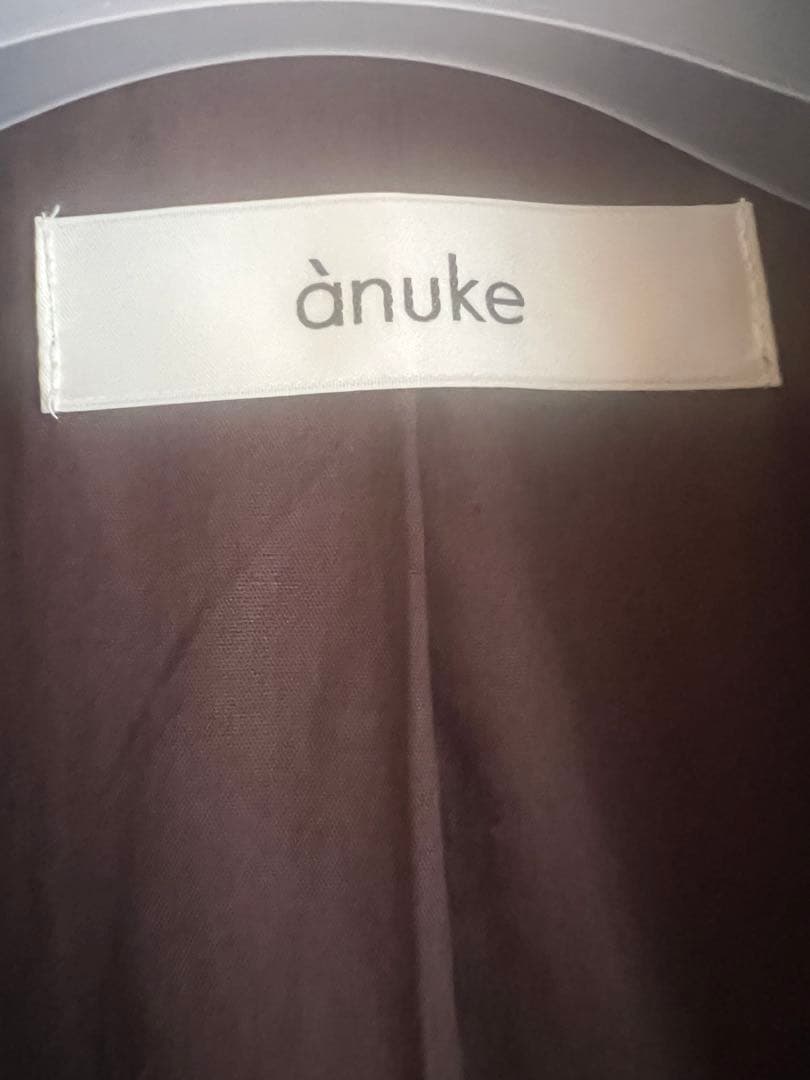 【anuke】Eco Suede Jacket 38