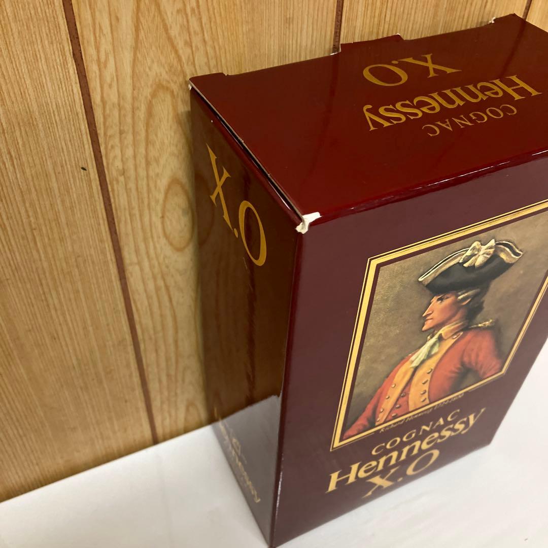 ES041【未開栓】　ヘネシー Hennessy X.O グリーンボトル 金