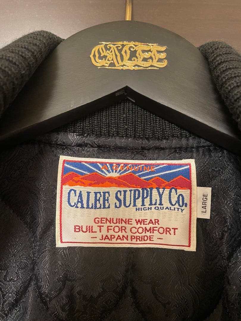 ま*ー様 [極上美品] CALEE キャリー　ファラオ ジャケット 袖レザー ス