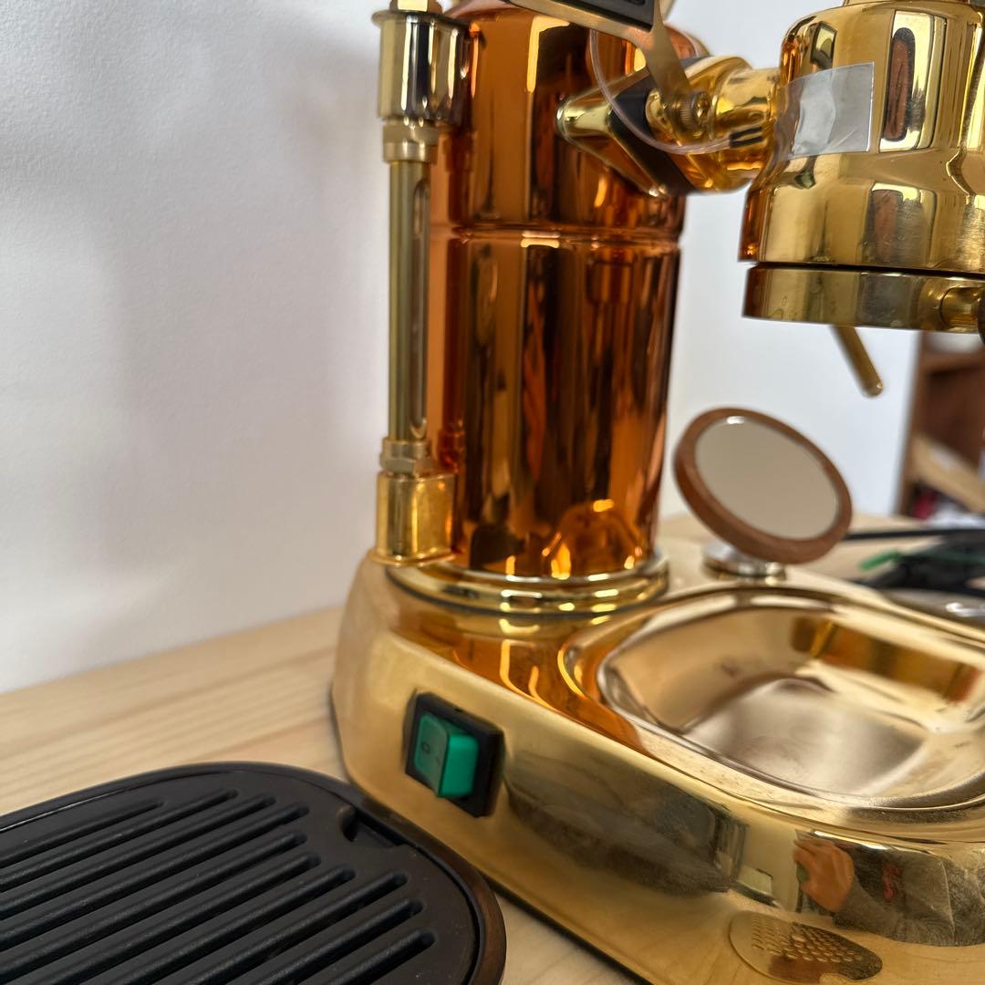 La Pavoni Rame Gold 2021 温度計と圧力計付