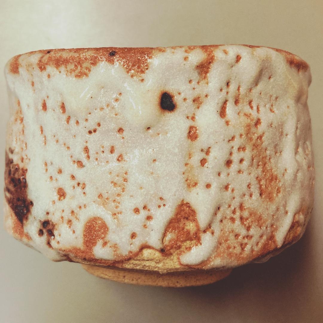 【値下げ】 奥磯太覚 志野 茶碗 【真正保証】