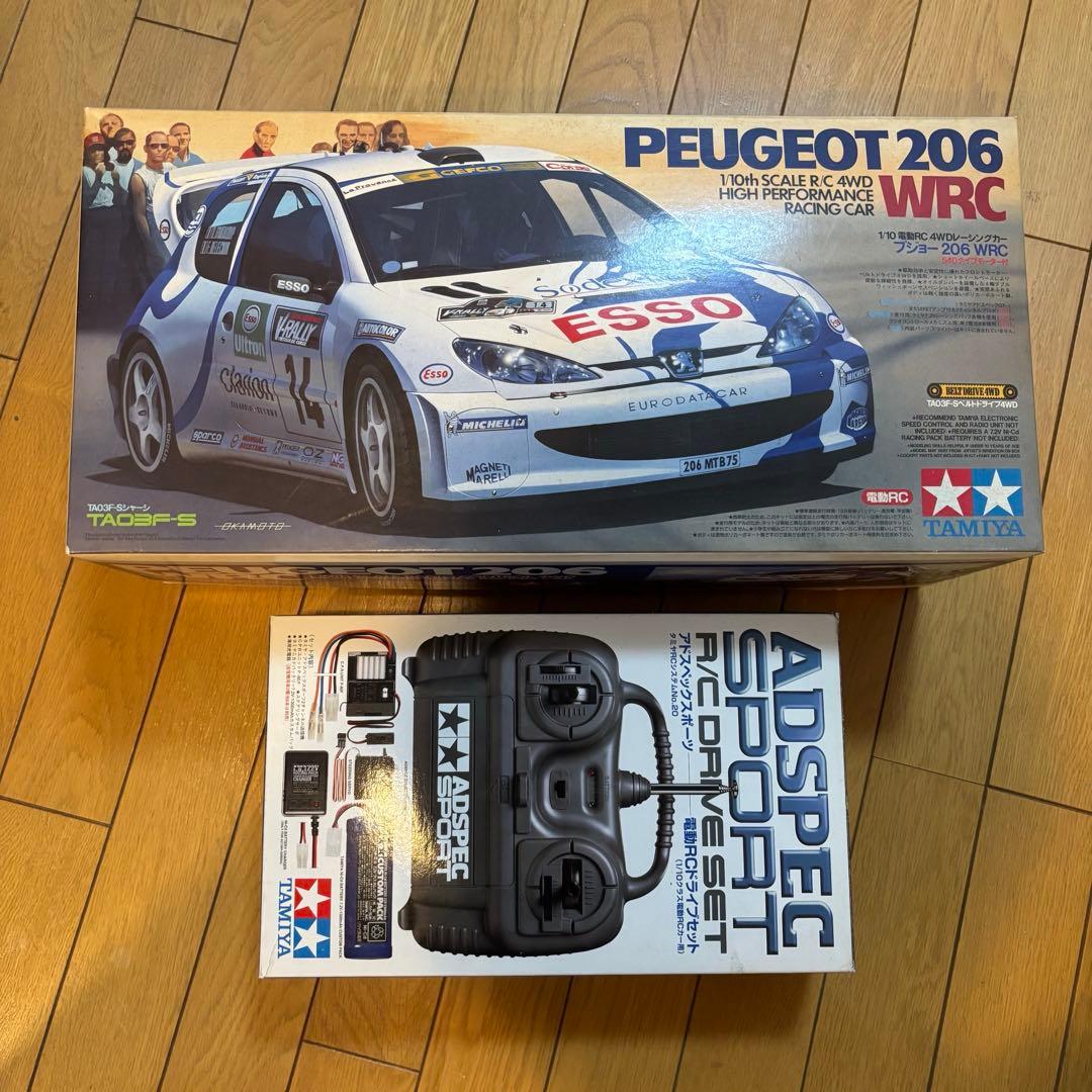 タミヤ / プジョー206 1/10 プロポセット