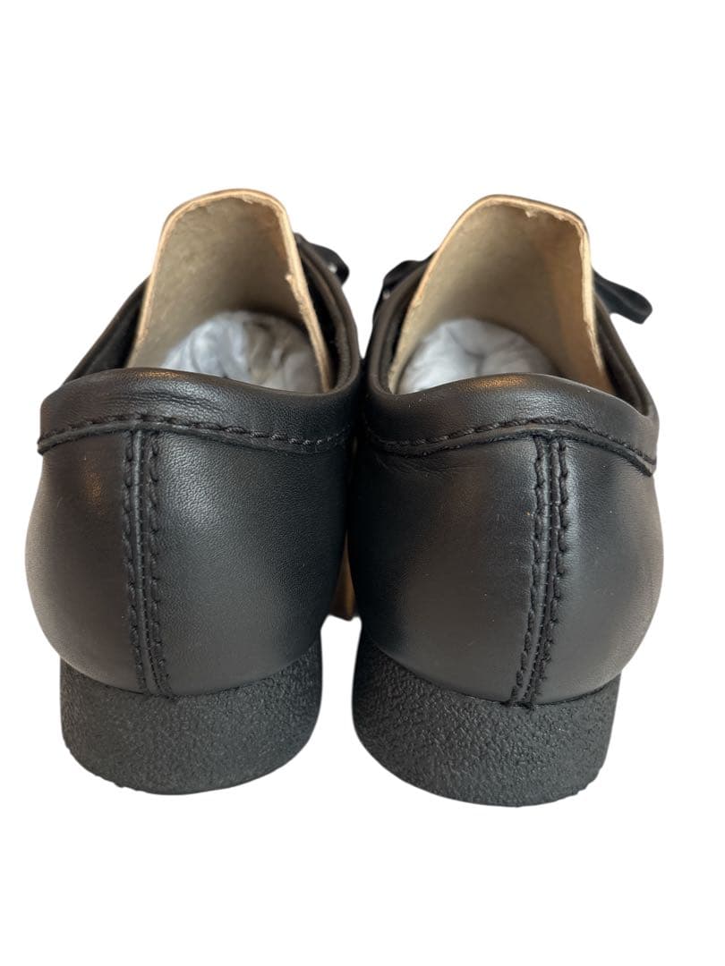 年内限定価格‼️Clarksワラビーエヴォウォータープルーフ ブラックレザー27