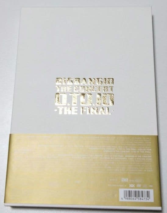 初回限定盤 BIGBANG ライブ DVD 【 4DVD+2CD 】