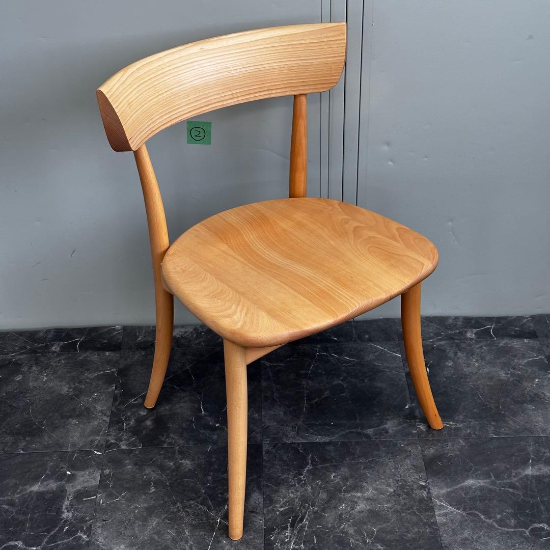 ∞送料込！飛騨産業 HIDA CRESCENT チェア（板座） SG261B ②