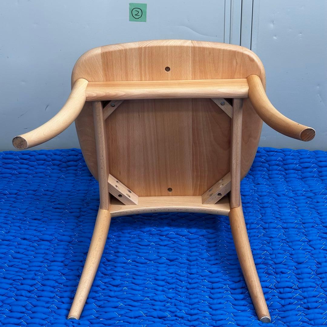 ∞送料込！飛騨産業 HIDA CRESCENT チェア（板座） SG261B ②