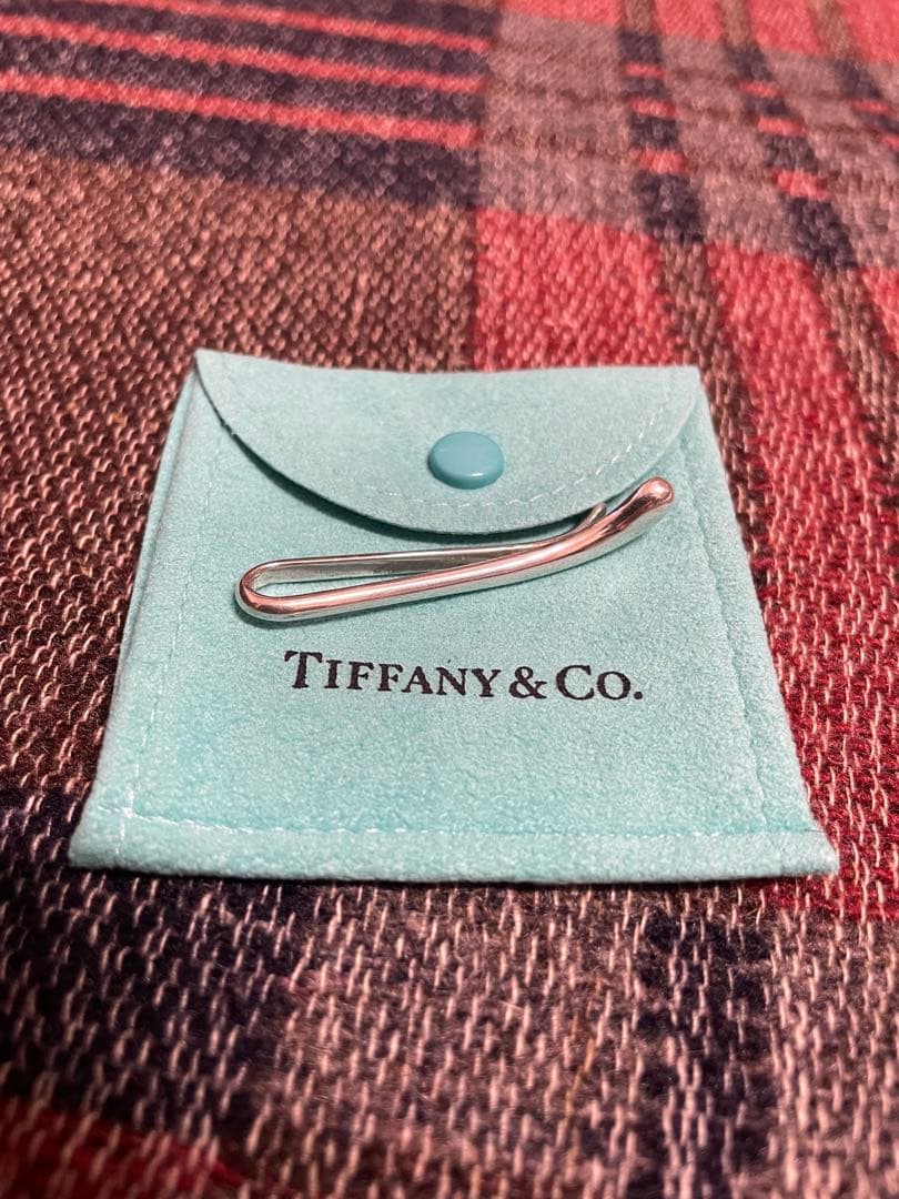美品　Tiffany＆Co. ティファニー ティアドロップ ネクタイピン