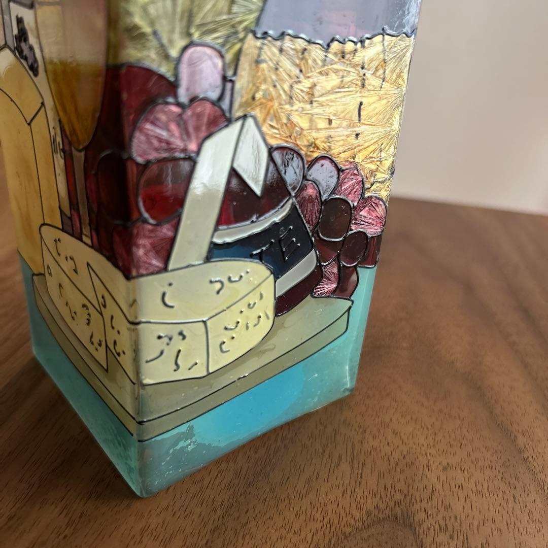 Napa Valley サンフランシスコワイナリー　ステンドガラス　置物　花瓶