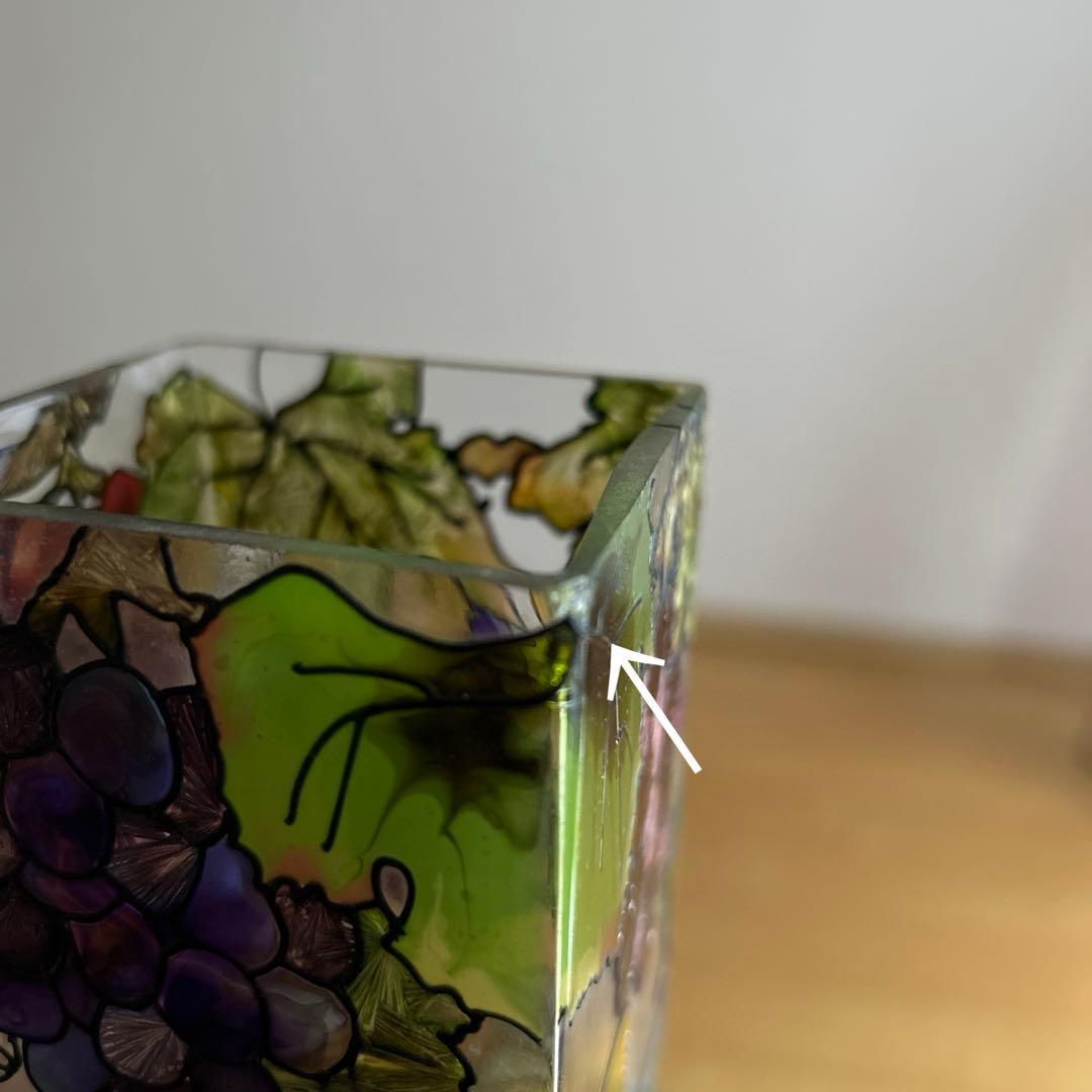 Napa Valley サンフランシスコワイナリー　ステンドガラス　置物　花瓶