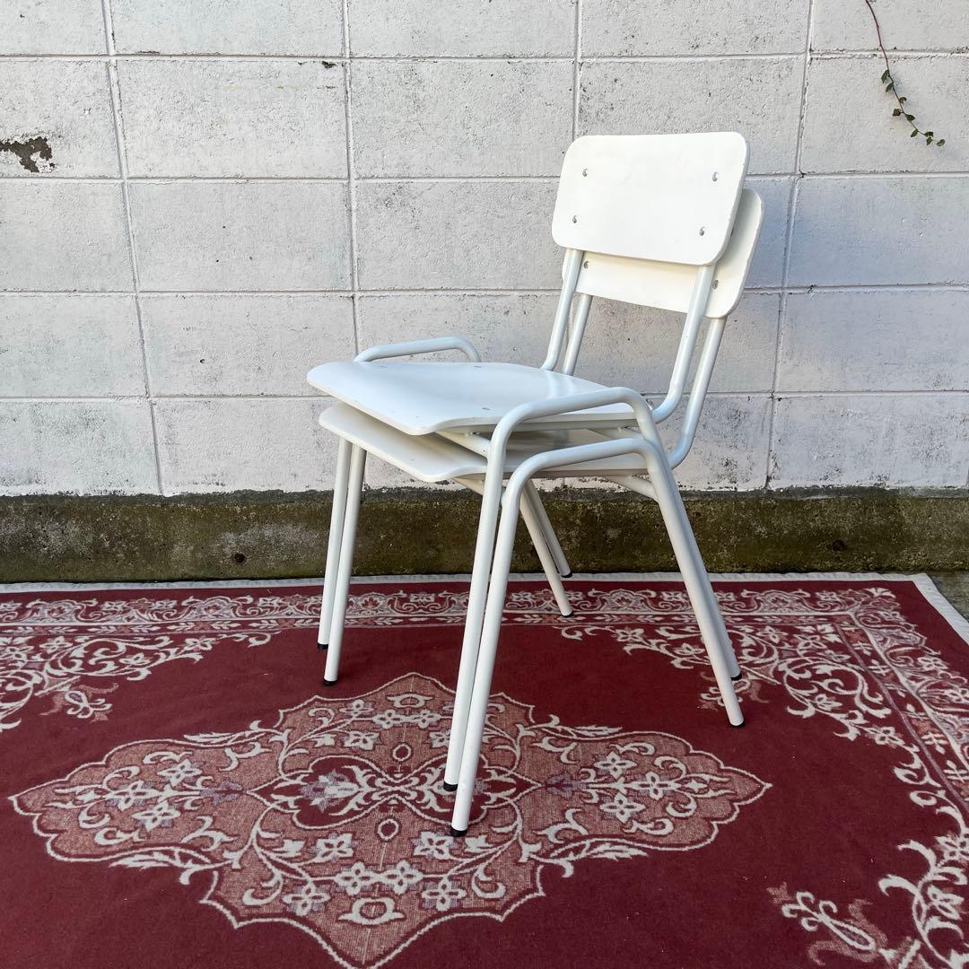 2点セット◾️ Francfranc フランフラン スタッキングチェア 椅子 B