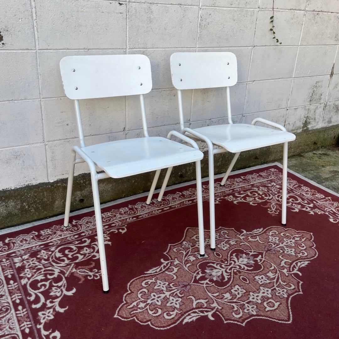 2点セット◾️ Francfranc フランフラン スタッキングチェア 椅子 B