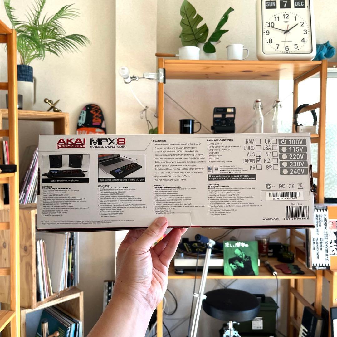 AKAI アカイ サンプラー MPX8 SAMPLER
