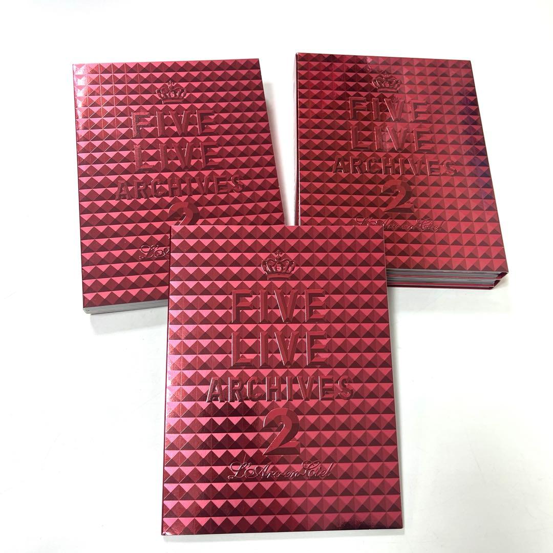 ★完全生産限定盤★FIVE LIVE ARCHIVES2 ラルク　DVD5巻組