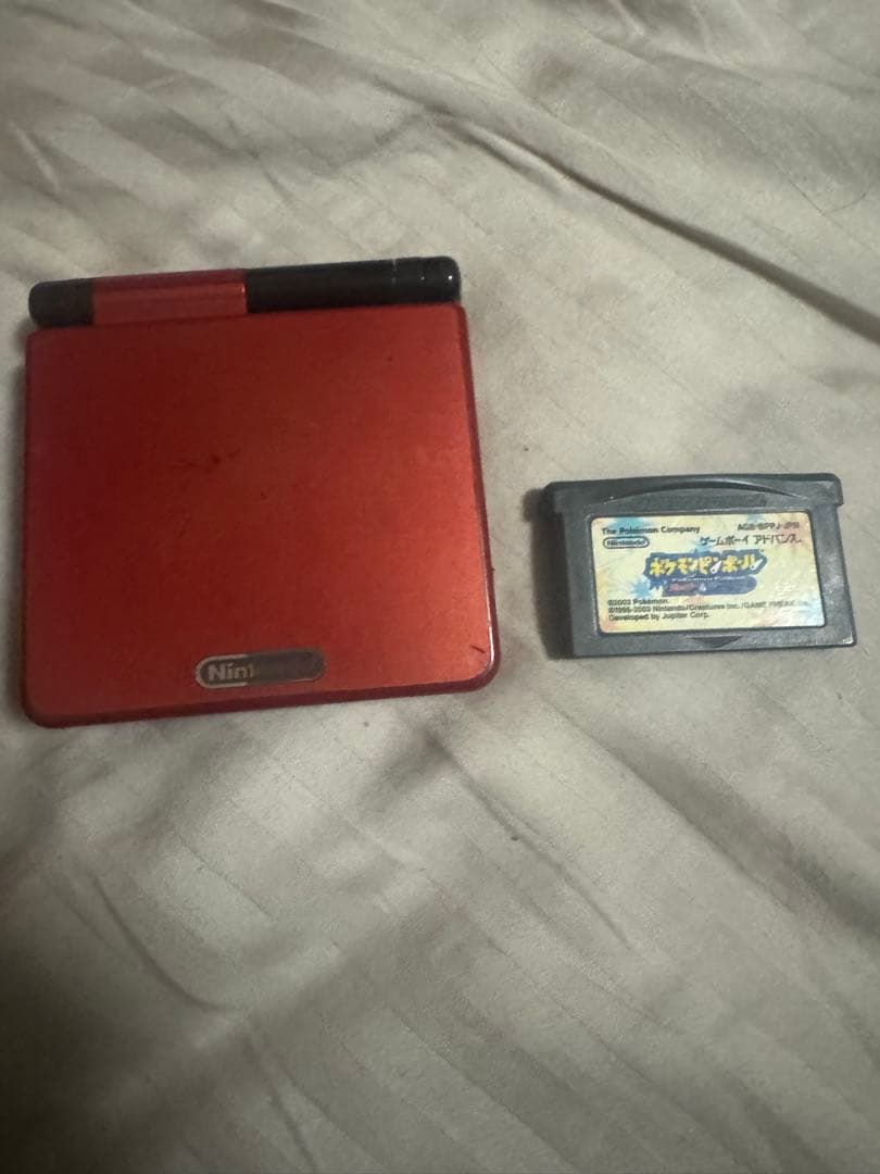 ゲームボーイアドバンスSP ジャンゴーレッド&ブラック本体 限定カラー