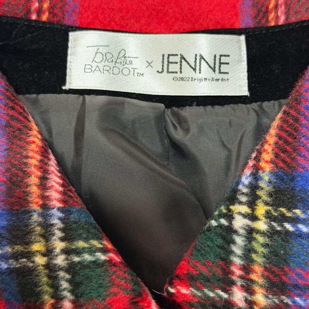 JENNE x Brigitte Bardotポンチョ風ケープコート