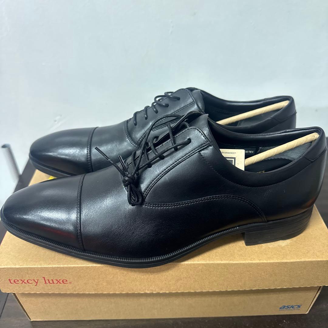 テクシーリュクス ビジネスシューズ 本革 TU-8002 ブラック