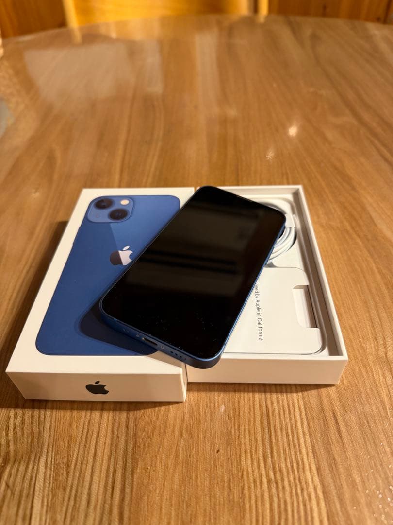 【美品】iPhone 13 mini 256GB ブルー SIMフリー 本体