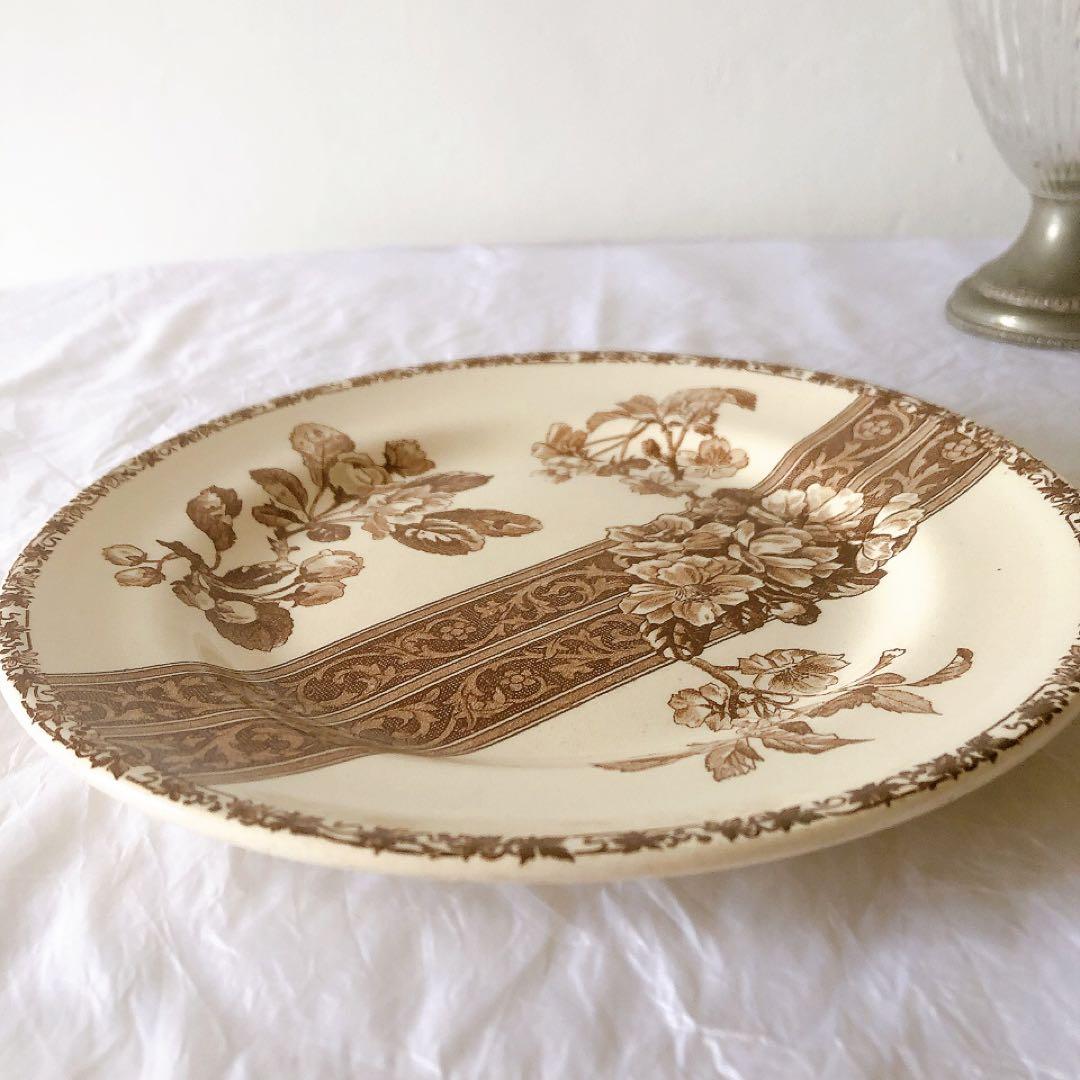 グランデポ　エミールブルジョワ　ディナープレート C フランスアンティーク食器