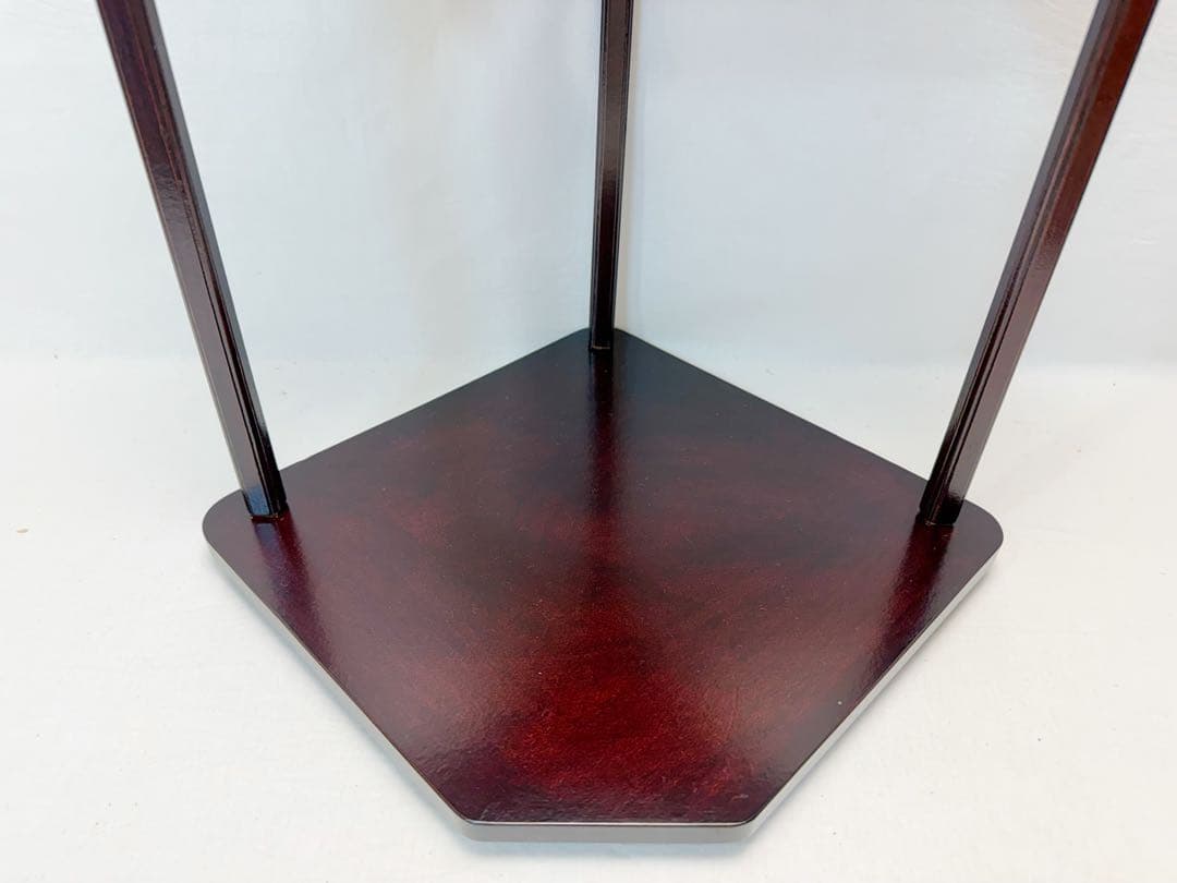 未使用 茶道具 塗師 龍斎作 一閑 溜塗 碌々斎好写 木屋町棚 組み立式 共箱