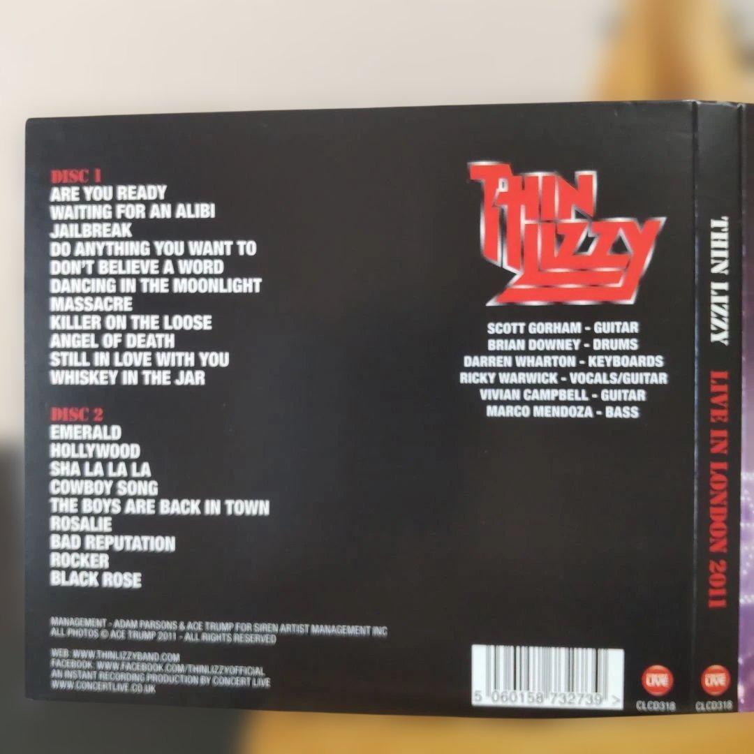 【希少盤2点セット】Thin Lizzy Live In London 2011