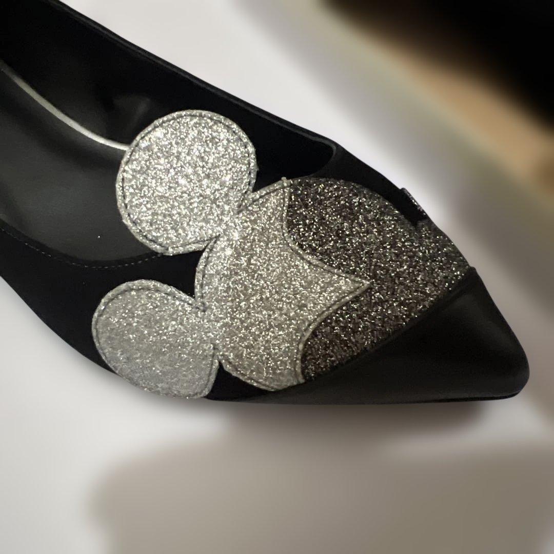 【新品未使用】DIANA Disney コラボ　ミッキー　パンプス　24センチ