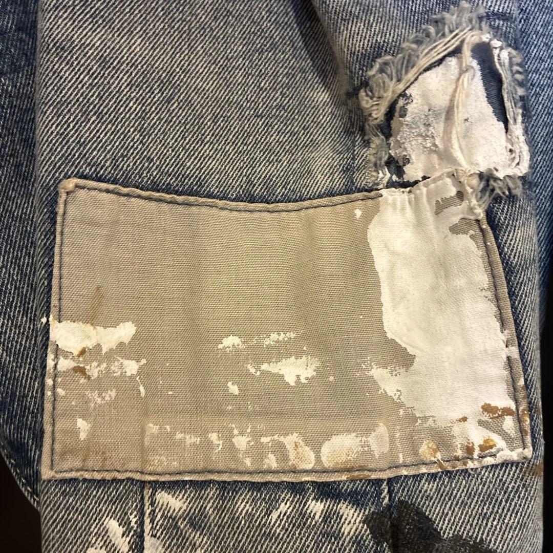 glamb アンプラグドアトリエワイドデニム S ブルー　ワイドデニム