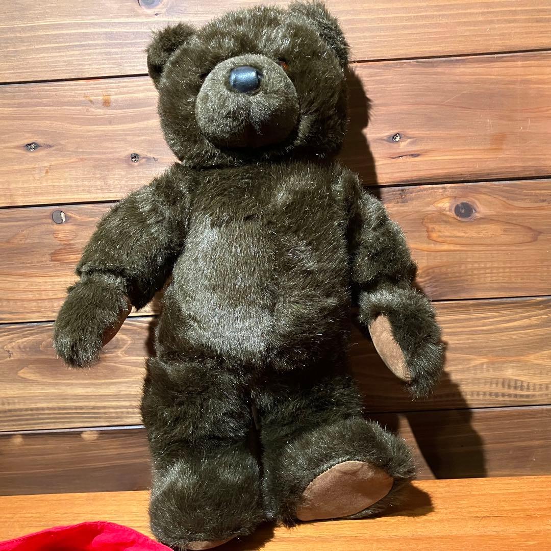 llbean teddy bear コラボ　ぬいぐるみ　アノラックパーカー　赤