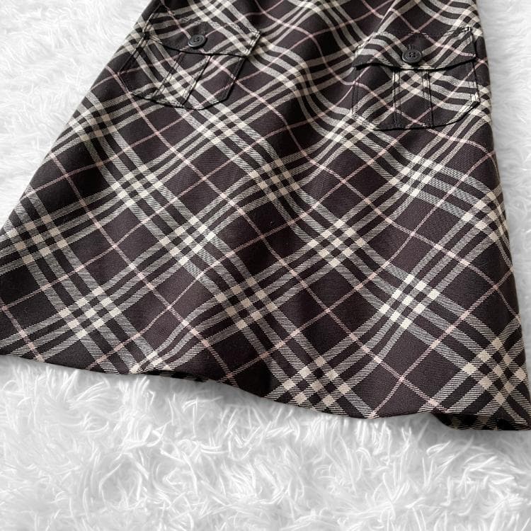 極美品 BURBERRY BLUE LABEL ノバチェック ワンピース 三陽