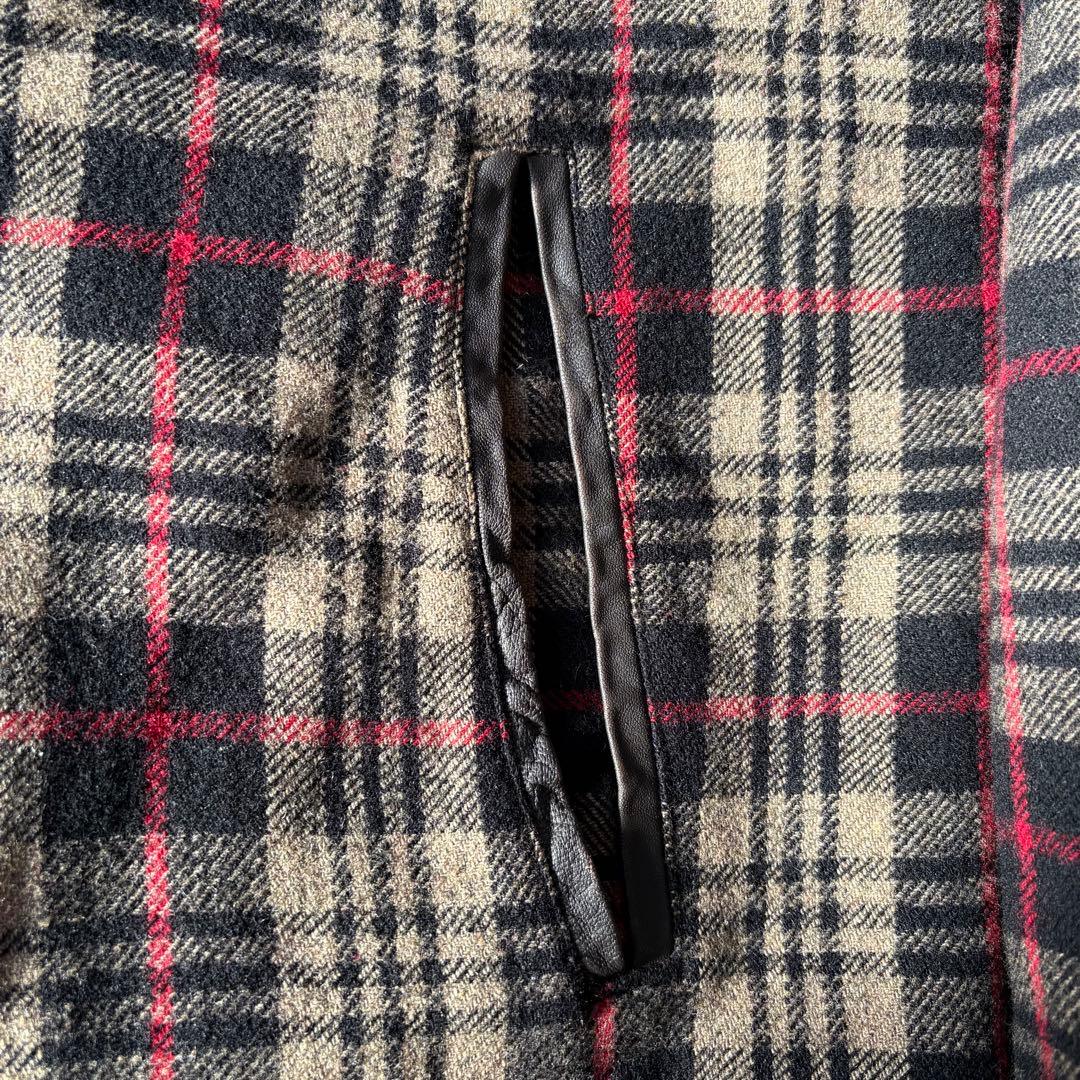 OLD STUSSY ショーンフォント ロゴ刺繍 ウールスタジャン ステューシー