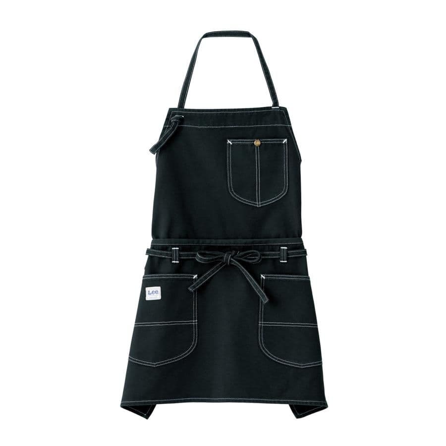 2枚組【Lee】 2way胸当て腰下エプロン LCK79006