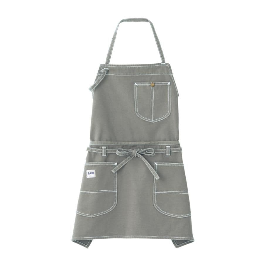 2枚組【Lee】 2way胸当て腰下エプロン LCK79006
